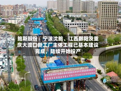 鲍斯股份：宁波沈鲍、江西鄱阳及重庆大渡口新工厂主体工程已基本建设完成，陆续开始投产