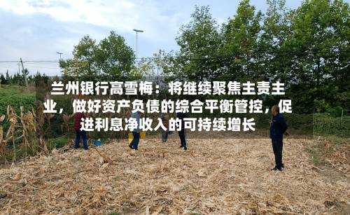 兰州银行高雪梅：将继续聚焦主责主业	，做好资产负债的综合平衡管控，促进利息净收入的可持续增长-第2张图片