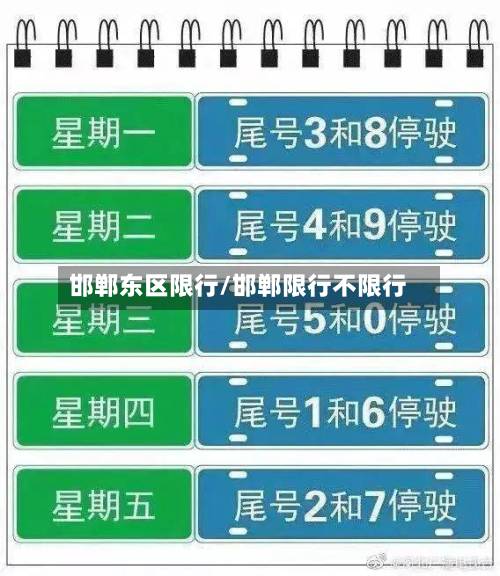 邯郸东区限行/邯郸限行不限行-第3张图片