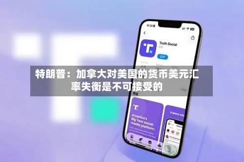 特朗普：加拿大对美国的货币美元汇率失衡是不可接受的-第2张图片