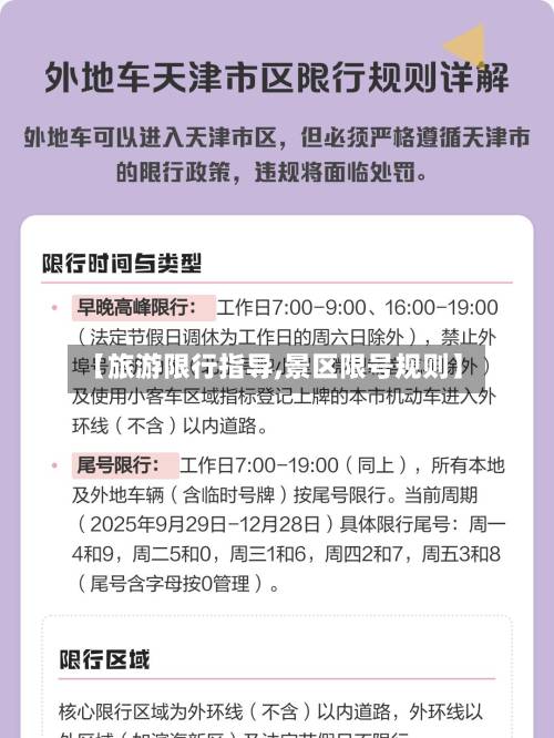 【旅游限行指导,景区限号规则】