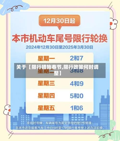 关于【限行措施春节,限行政策何时调整】-第2张图片
