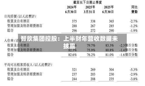 智欣集团控股：上半财年营收数据未披露-第2张图片
