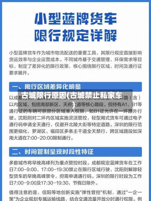 古城限行原因(古城禁止私家车)